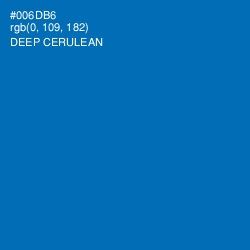#006DB6 - Deep Cerulean Color Image